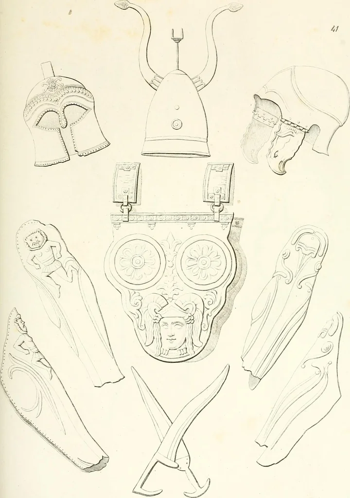 An illustration from Collection of the most remarkable monuments of the National Museum;, 1873, leaf 84