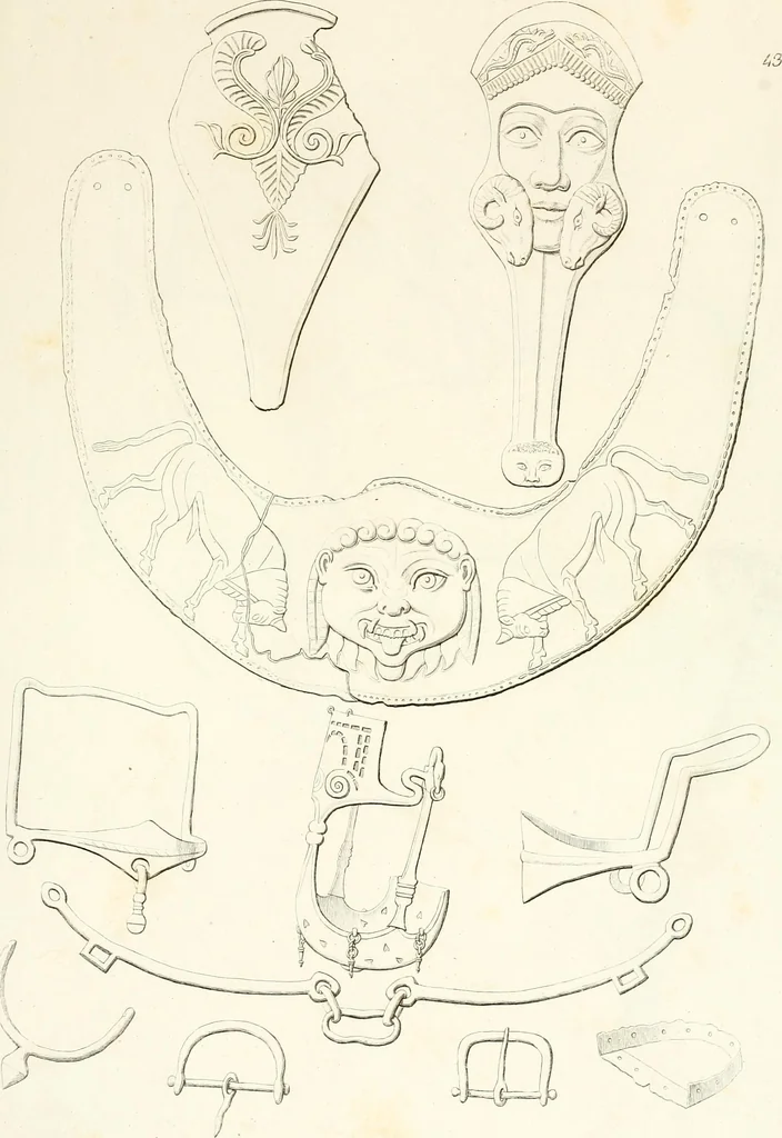 An illustration from Collection of the most remarkable monuments of the National Museum;, 1873, leaf 88