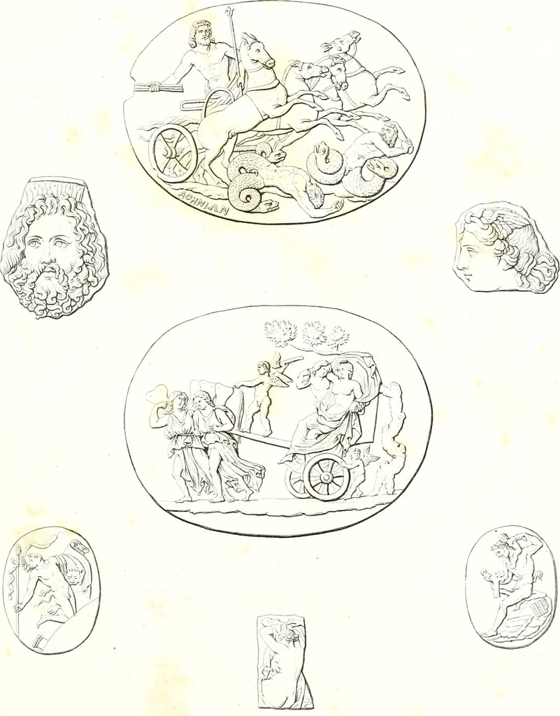 An illustration from Collection of the most remarkable monuments of the National Museum;, 1873, leaf 14