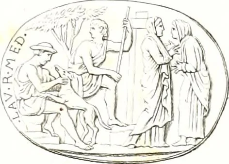 An illustration from Collection of the most remarkable monuments of the National Museum;, 1873, leaf 16