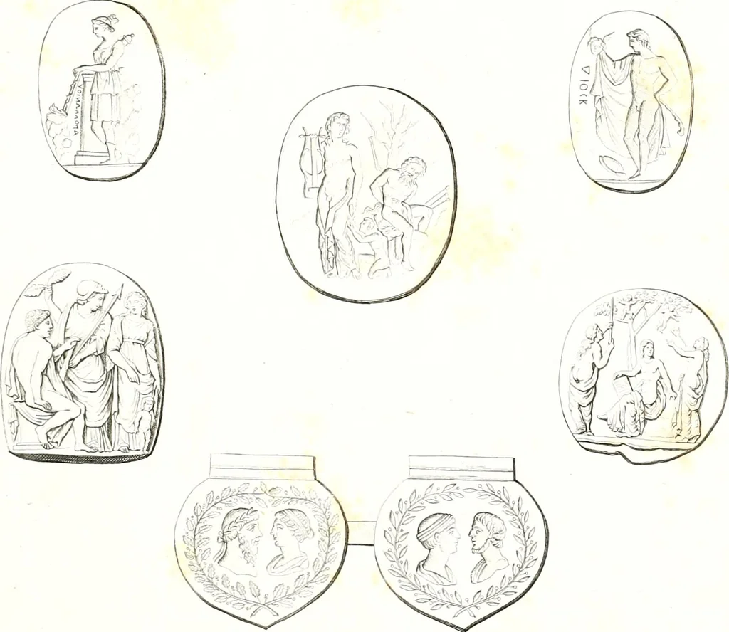 An illustration from Collection of the most remarkable monuments of the National Museum;, 1873, leaf 20
