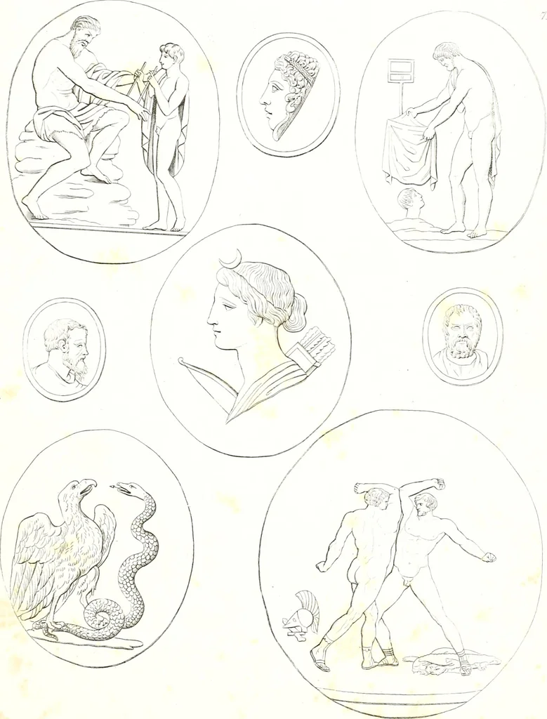 An illustration from Collection of the most remarkable monuments of the National Museum;, 1873, leaf 22
