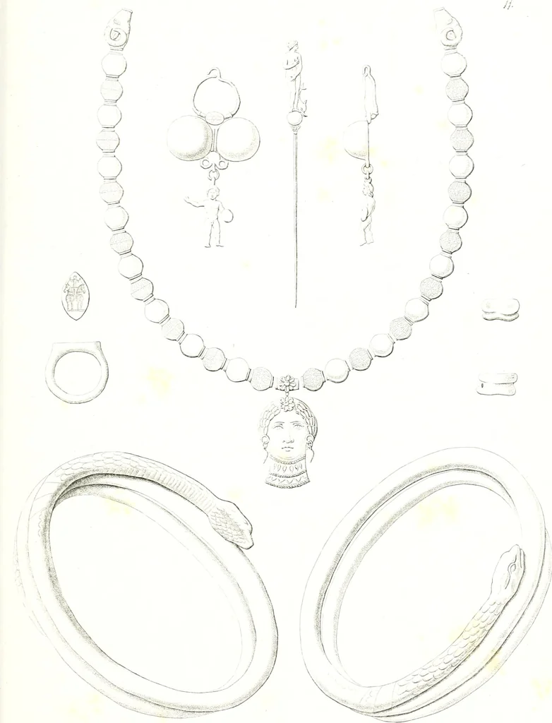 An illustration from Collection of the most remarkable monuments of the National Museum;, 1873, leaf 30