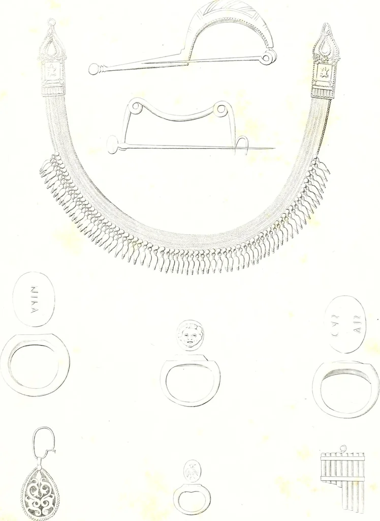 An illustration from Collection of the most remarkable monuments of the National Museum;, 1873, leaf 32