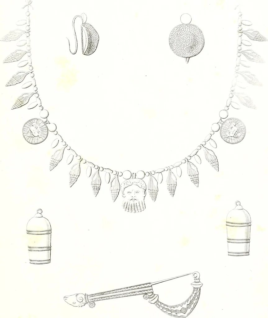 An illustration from Collection of the most remarkable monuments of the National Museum;, 1873, leaf 34