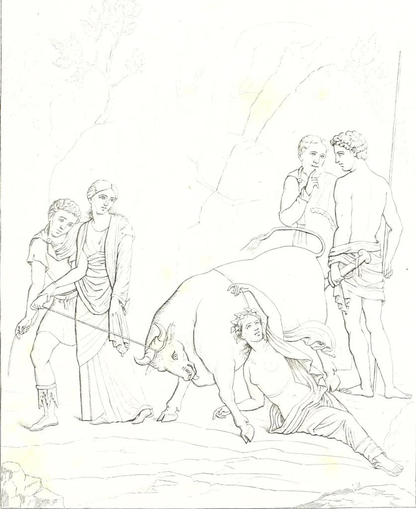 An illustration from Collection of the most remarkable monuments of the National Museum;, 1873, leaf 54