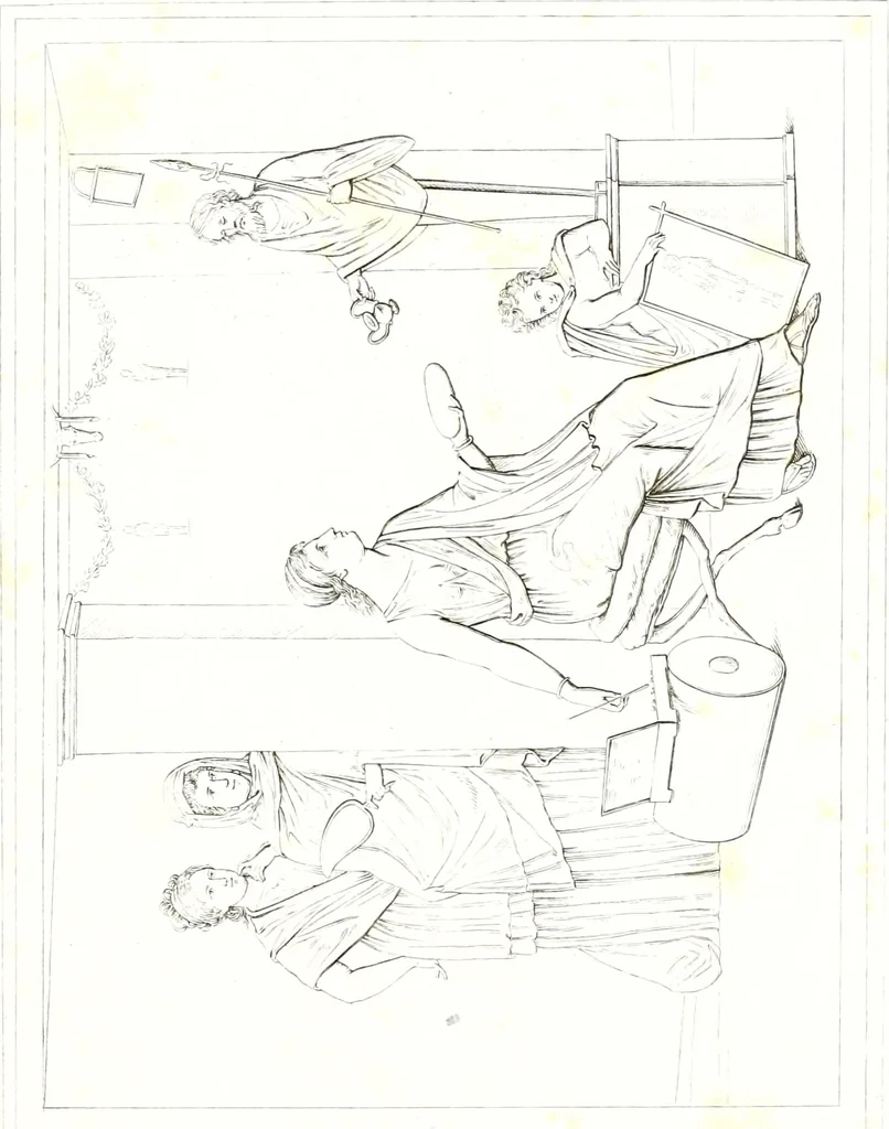 An illustration from Collection of the most remarkable monuments of the National Museum;, 1873, leaf 72
