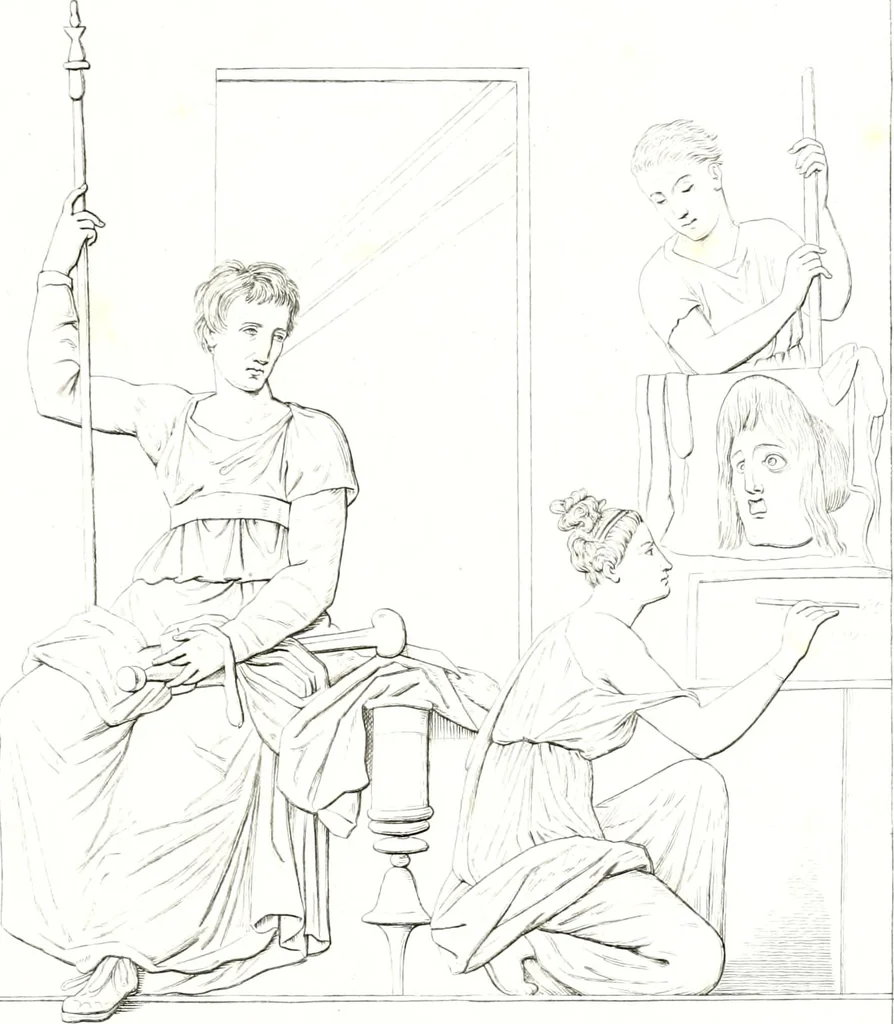 An illustration from Collection of the most remarkable monuments of the National Museum;, 1873, leaf 80