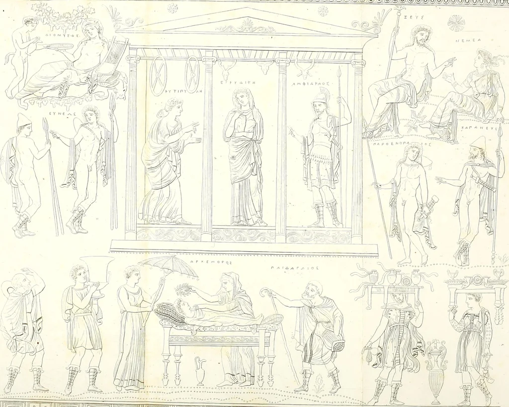 An illustration from Collection of the most remarkable monuments of the National Museum;, 1873, leaf 104