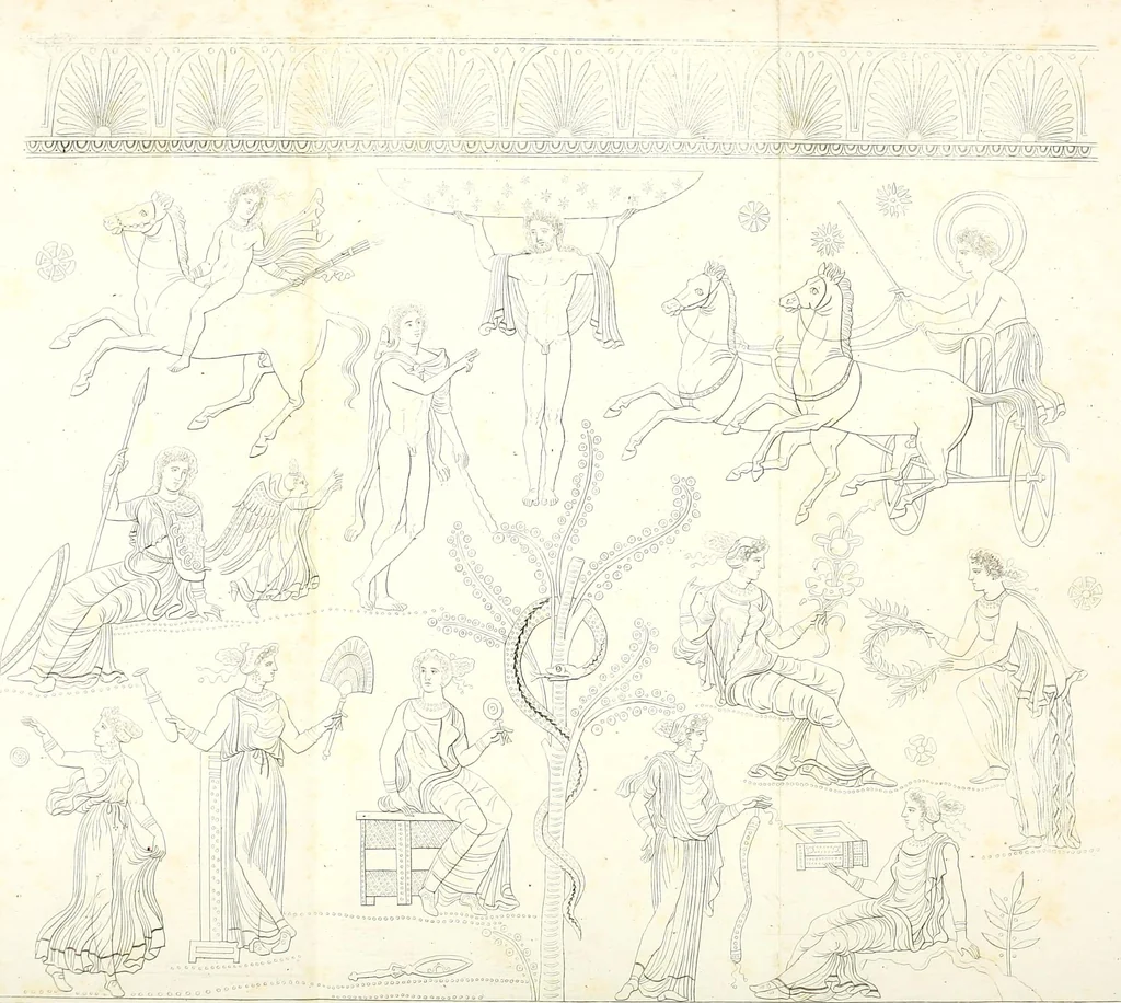 An illustration from Collection of the most remarkable monuments of the National Museum;, 1873, leaf 108