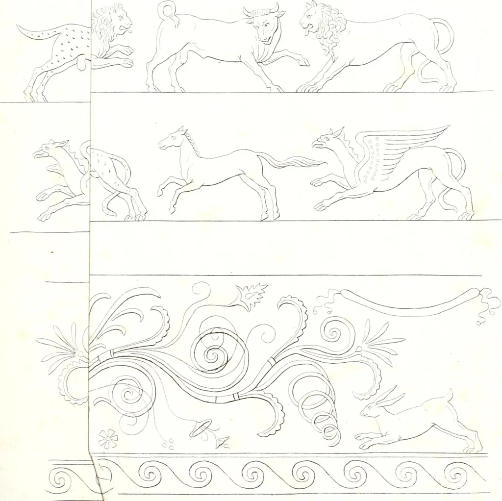 An illustration from Collection of the most remarkable monuments of the National Museum;, 1873, leaf 110