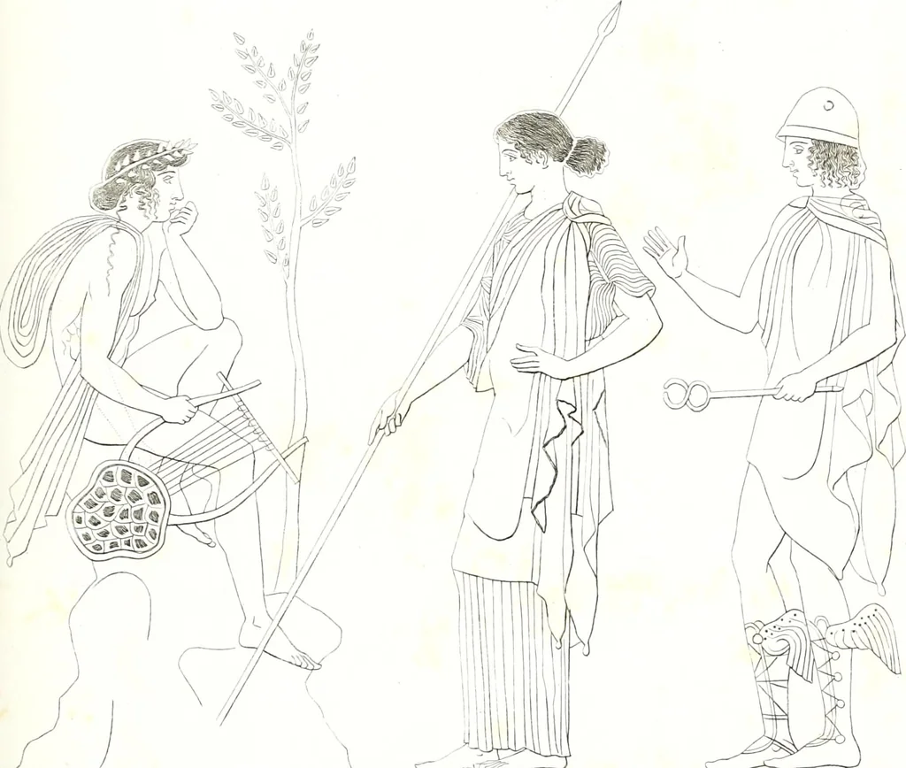 An illustration from Collection of the most remarkable monuments of the National Museum;, 1873, leaf 114
