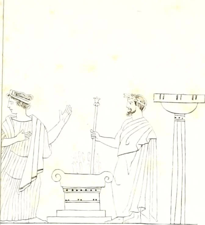 An illustration from Collection of the most remarkable monuments of the National Museum;, 1873, leaf 134