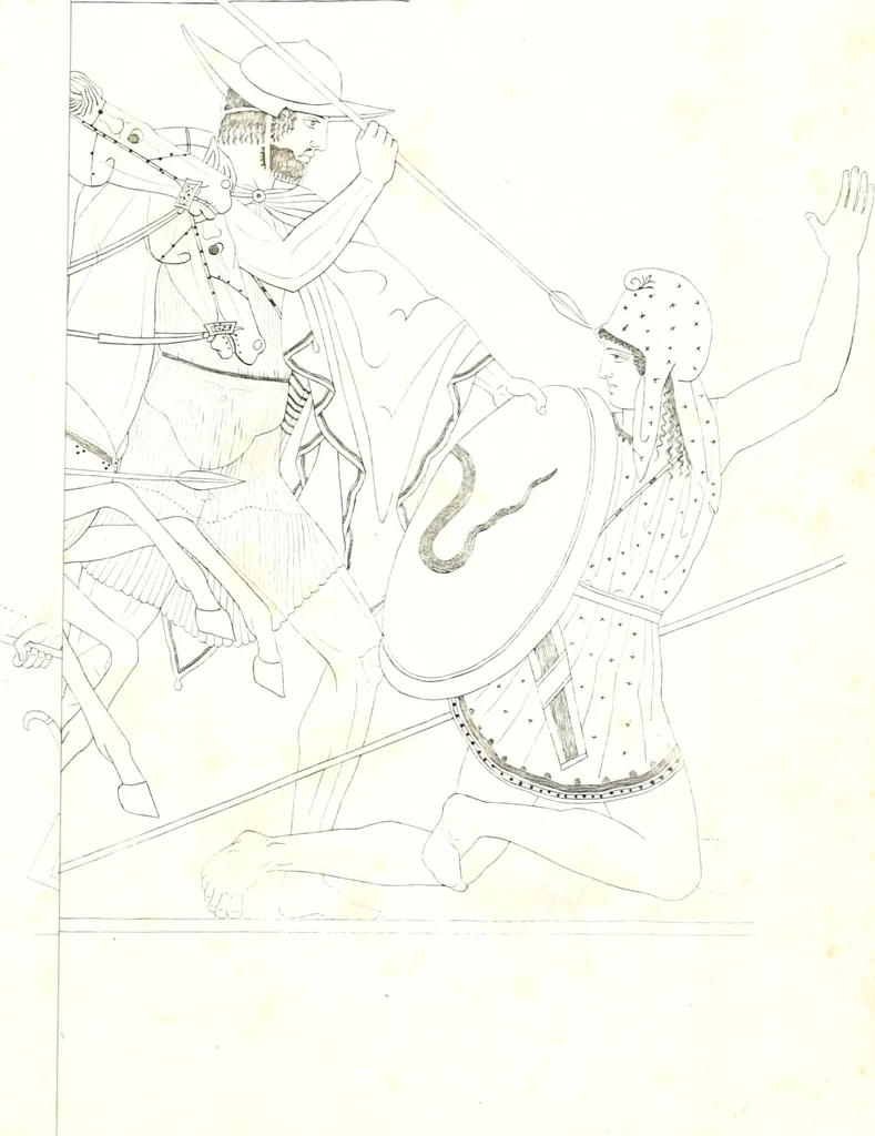An illustration from Collection of the most remarkable monuments of the National Museum;, 1873, leaf 134