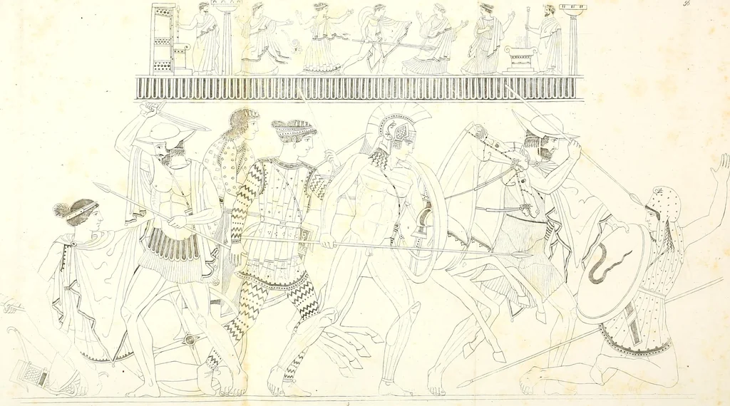 An illustration from Collection of the most remarkable monuments of the National Museum;, 1873, leaf 136