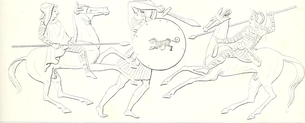An illustration from Collection of the most remarkable monuments of the National Museum;, 1873, leaf 138