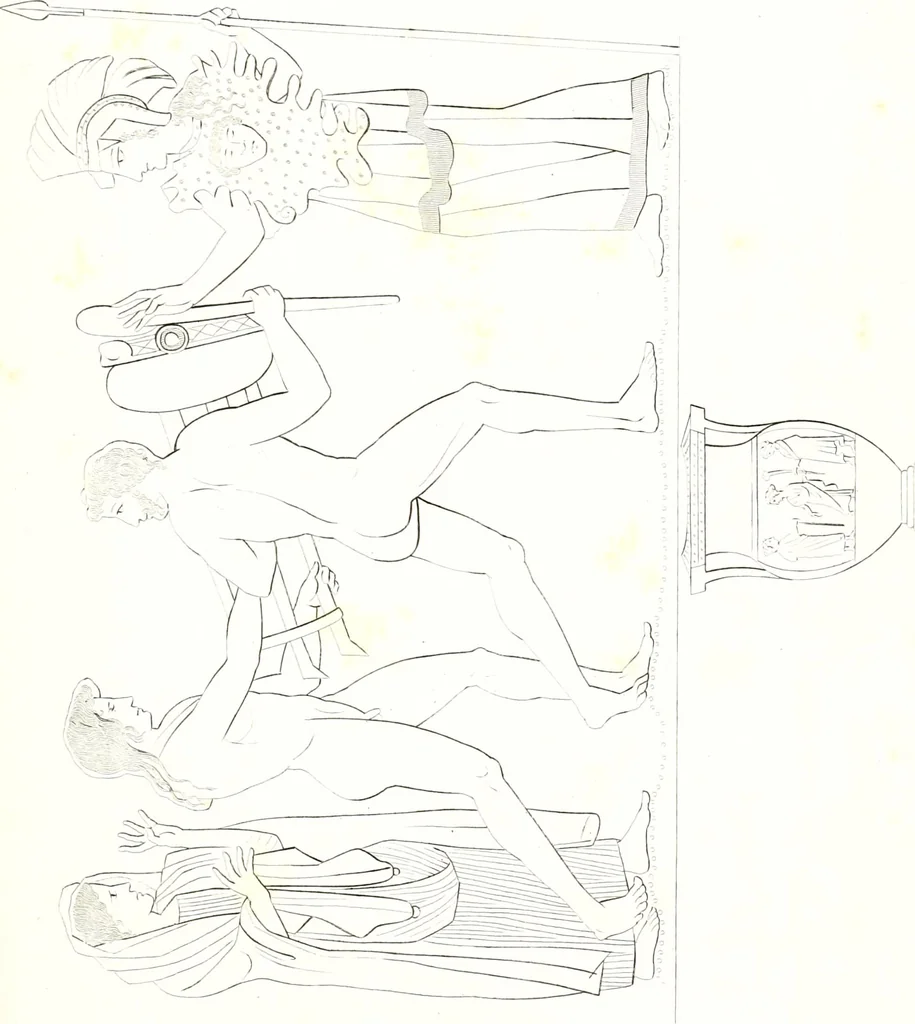 An illustration from Collection of the most remarkable monuments of the National Museum;, 1873, leaf 140
