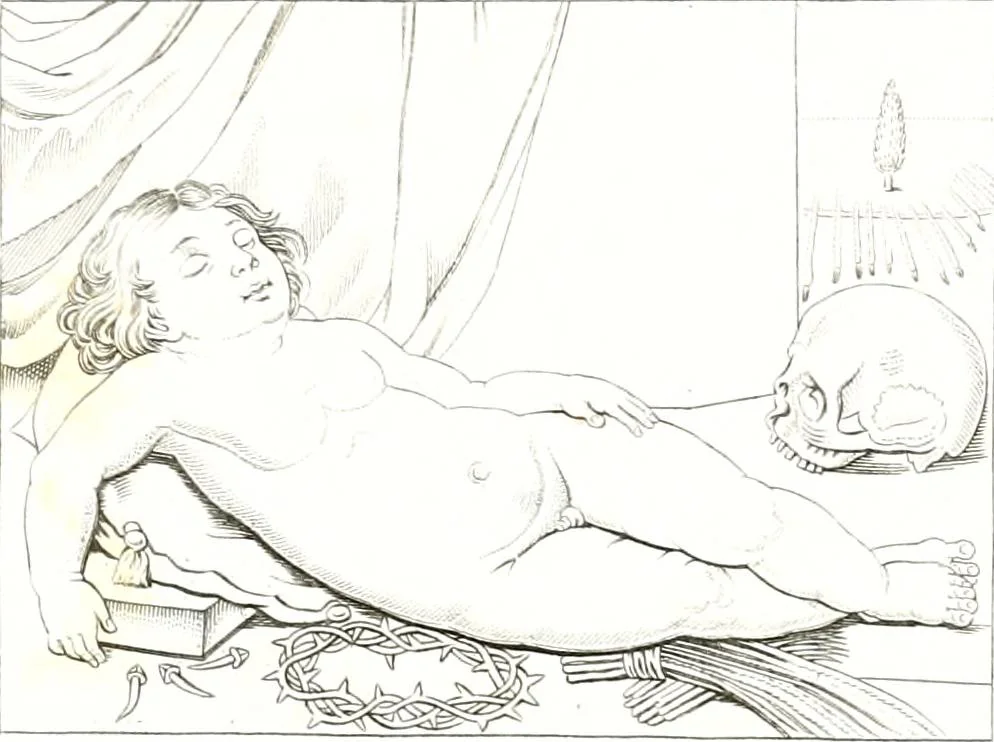 An illustration from Collection of the most remarkable monuments of the National Museum;, 1873, leaf 24