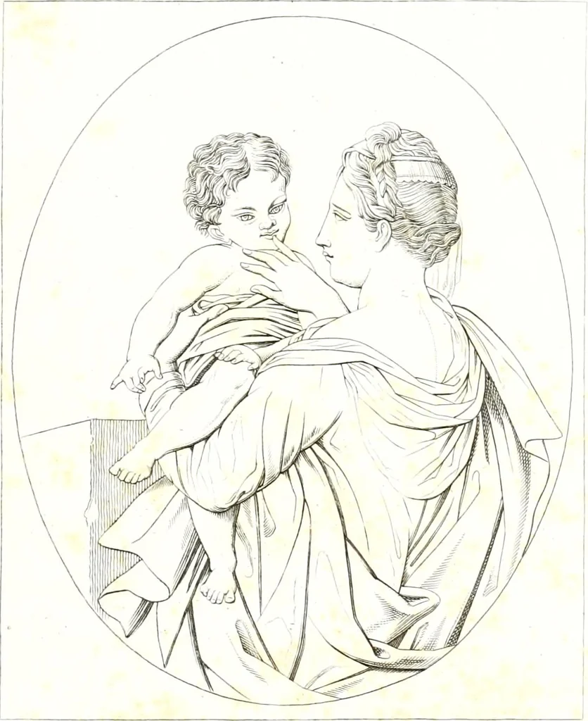 An illustration from Collection of the most remarkable monuments of the National Museum;, 1873, leaf 26