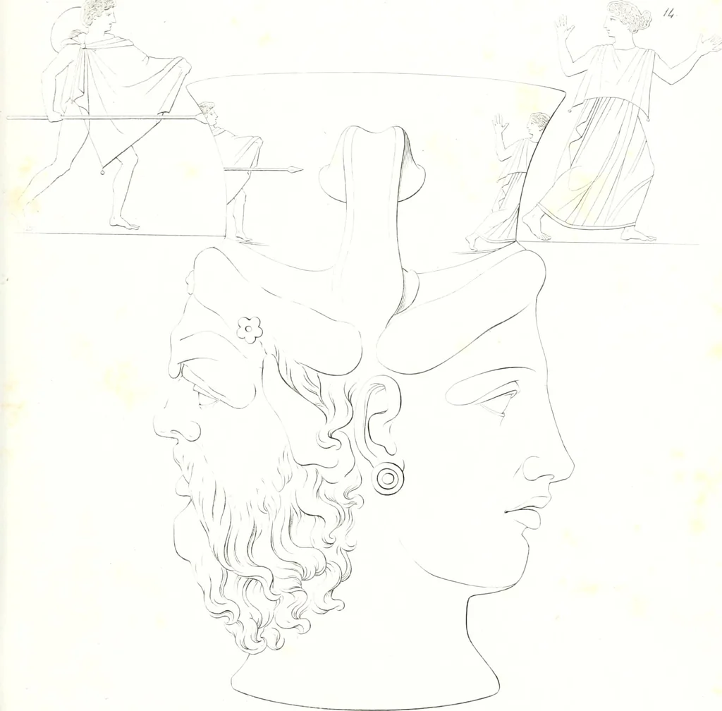 An illustration from Collection of the most remarkable monuments of the National Museum;, 1873, leaf 36