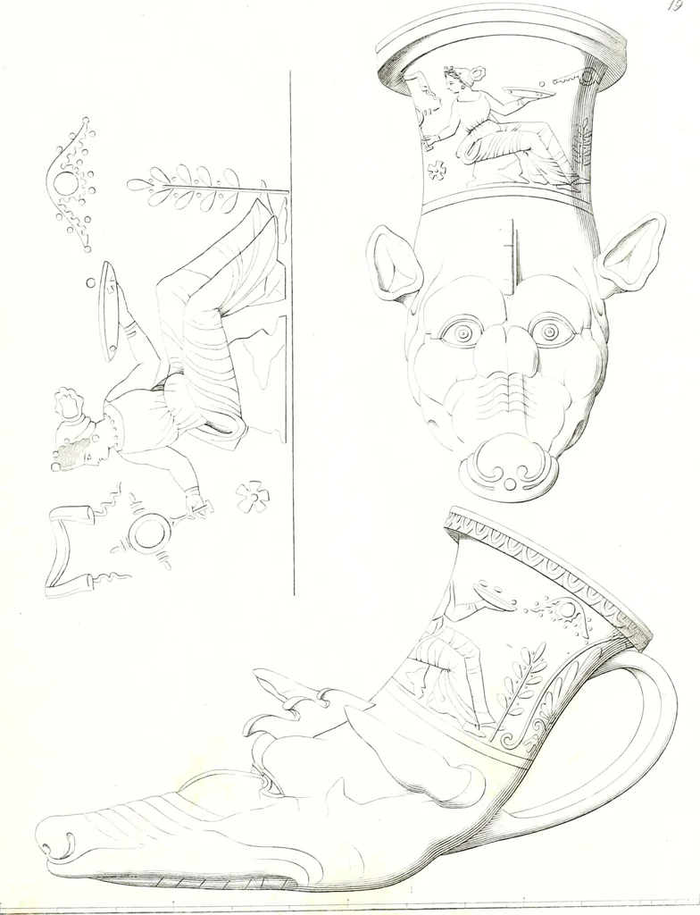An illustration from Collection of the most remarkable monuments of the National Museum;, 1873, leaf 46