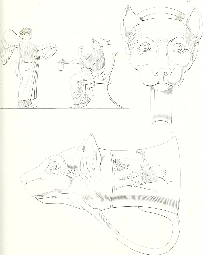 An illustration from Collection of the most remarkable monuments of the National Museum;, 1873, leaf 52