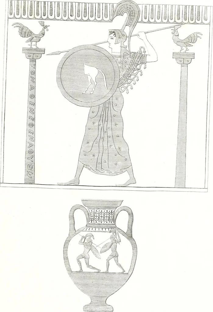An illustration from Collection of the most remarkable monuments of the National Museum;, 1873, leaf 66