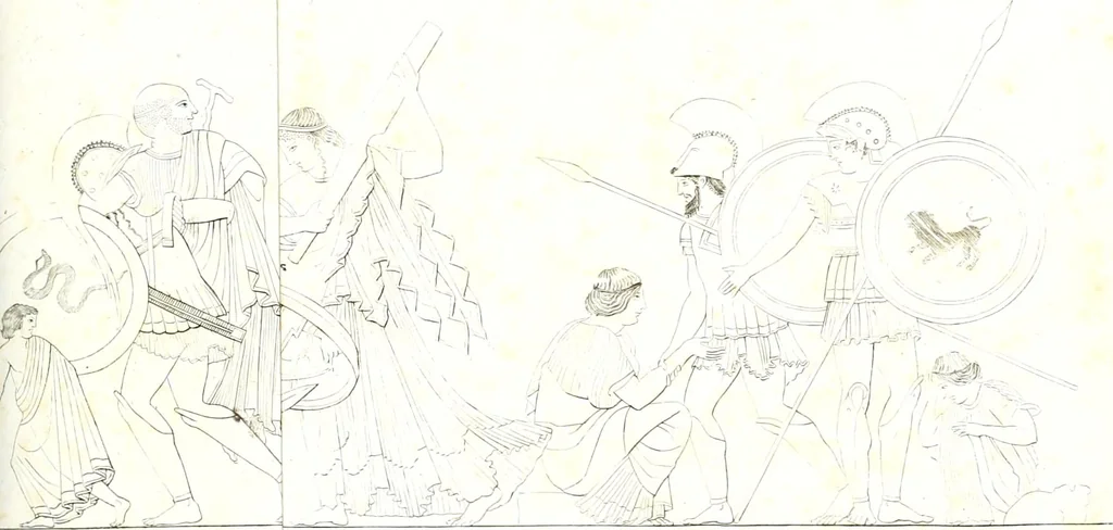 An illustration from Collection of the most remarkable monuments of the National Museum;, 1873, leaf 70