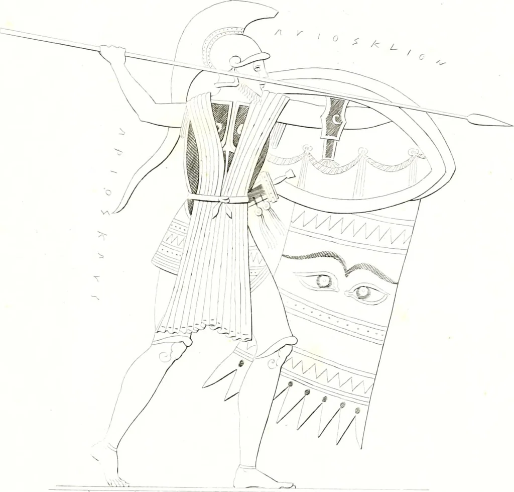 An illustration from Collection of the most remarkable monuments of the National Museum;, 1873, leaf 92
