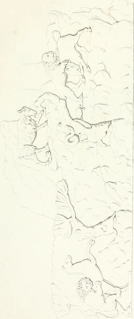 An illustration from Collection of the most remarkable monuments of the National Museum, 1869, leaf 10