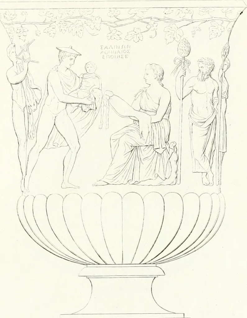 An illustration from Collection of the most remarkable monuments of the National Museum, 1869, leaf 102