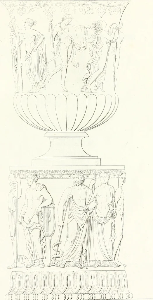 An illustration from Collection of the most remarkable monuments of the National Museum, 1869, leaf 104