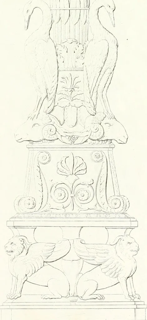 An illustration from Collection of the most remarkable monuments of the National Museum, 1869, leaf 114