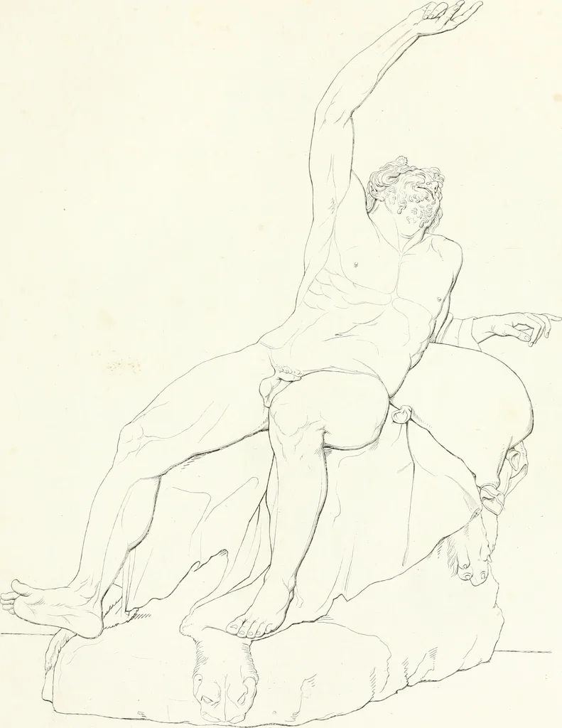 An illustration from Collection of the most remarkable monuments of the National Museum, 1869, leaf 136