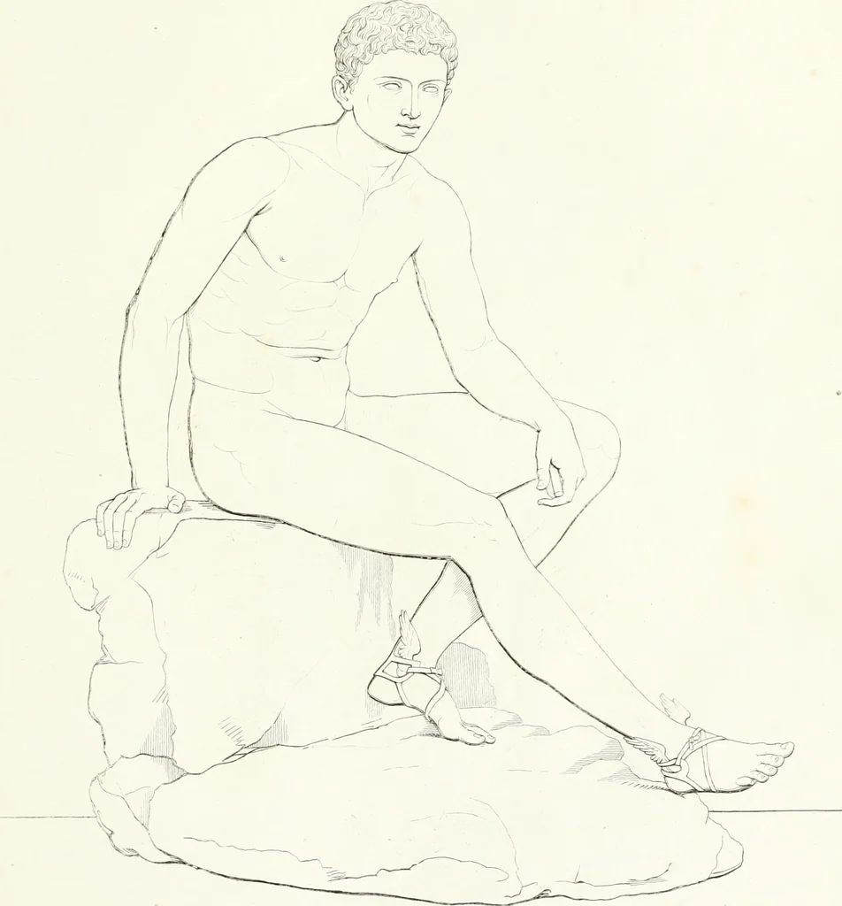An illustration from Collection of the most remarkable monuments of the National Museum, 1869, leaf 138