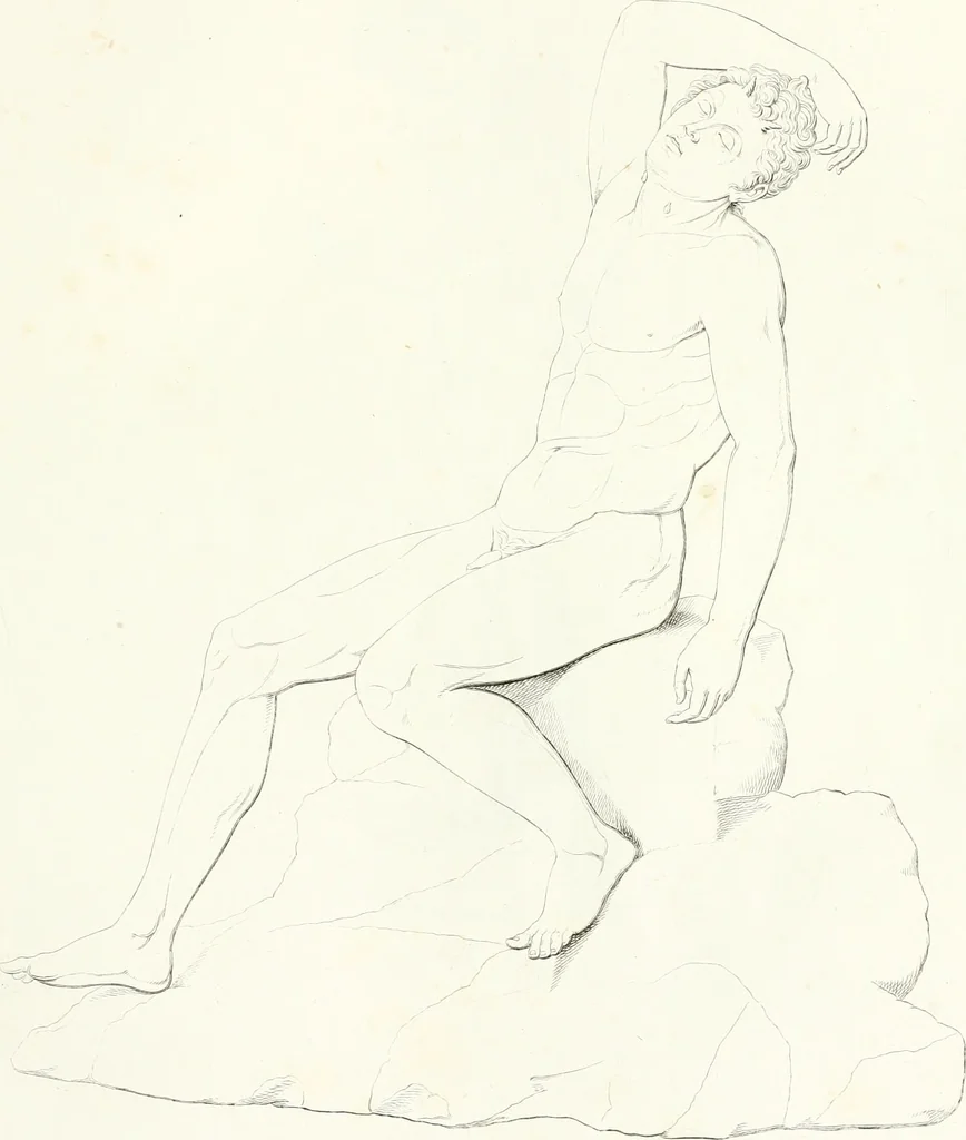 An illustration from Collection of the most remarkable monuments of the National Museum, 1869, leaf 148