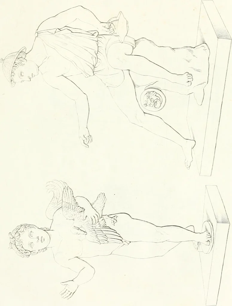 An illustration from Collection of the most remarkable monuments of the National Museum, 1869, leaf 164