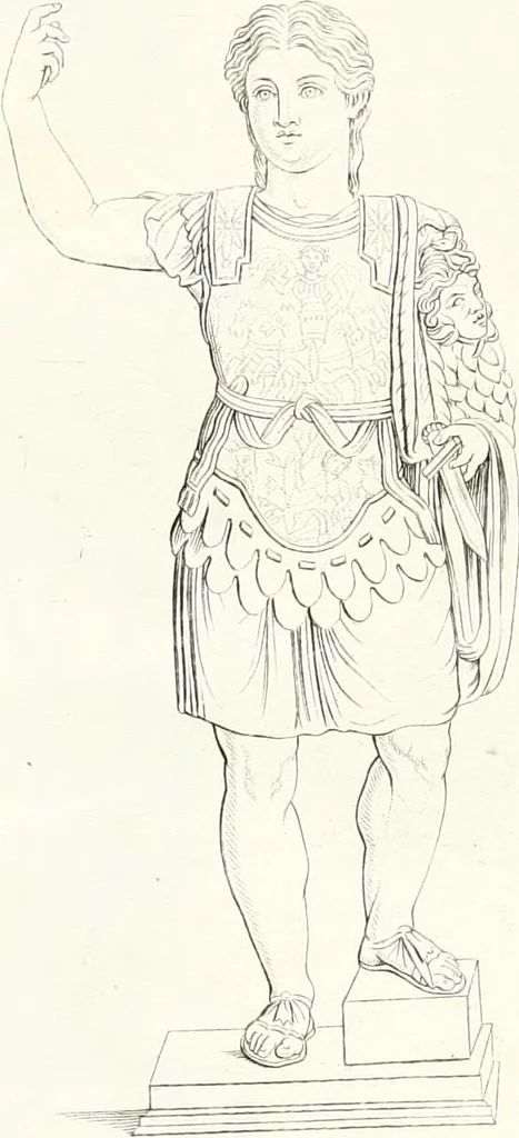 An illustration from Collection of the most remarkable monuments of the National Museum, 1869, leaf 166