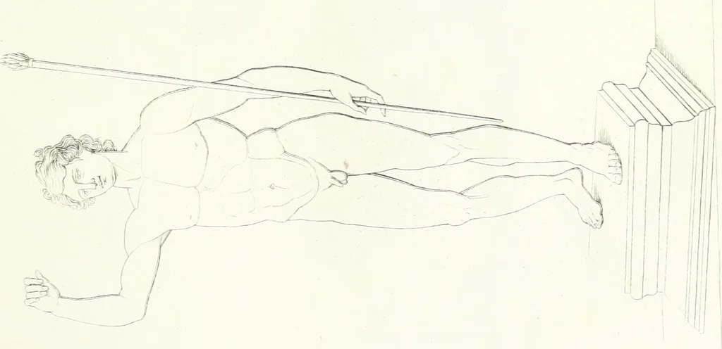An illustration from Collection of the most remarkable monuments of the National Museum, 1869, leaf 176