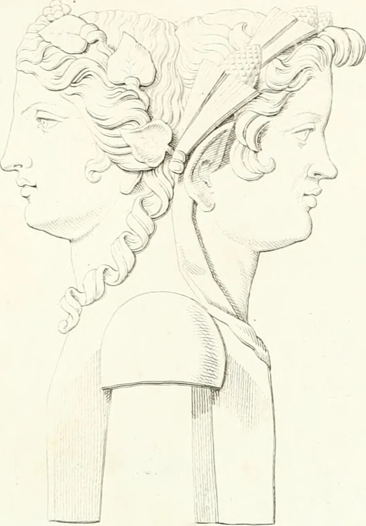 An illustration from Collection of the most remarkable monuments of the National Museum, 1869, leaf 184