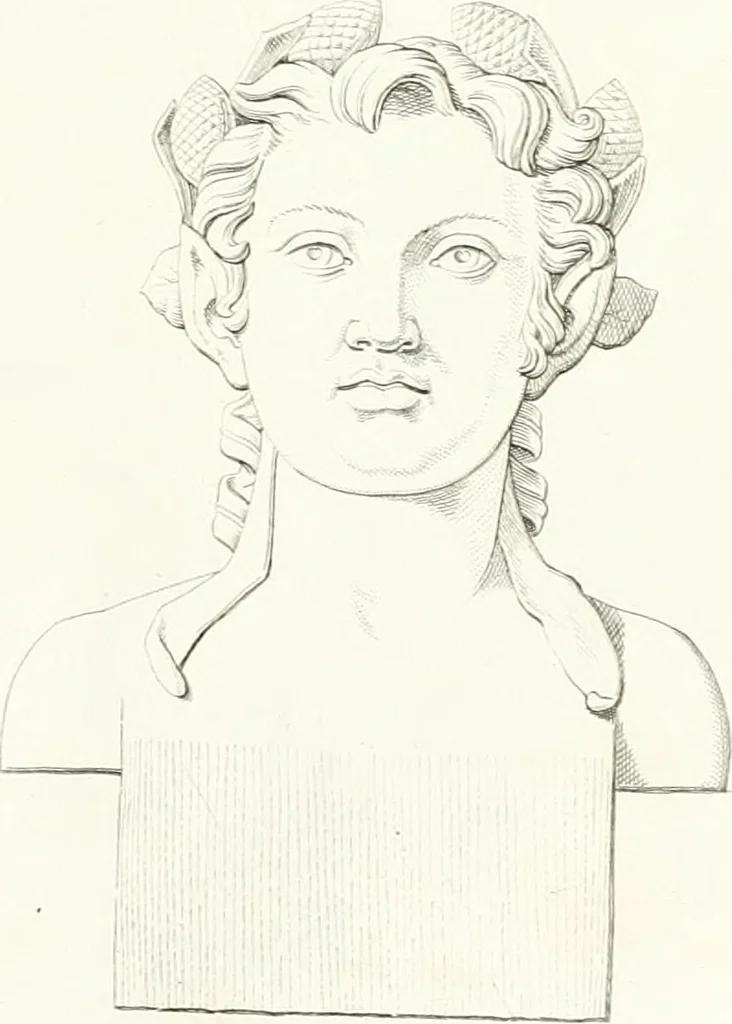 An illustration from Collection of the most remarkable monuments of the National Museum, 1869, leaf 184