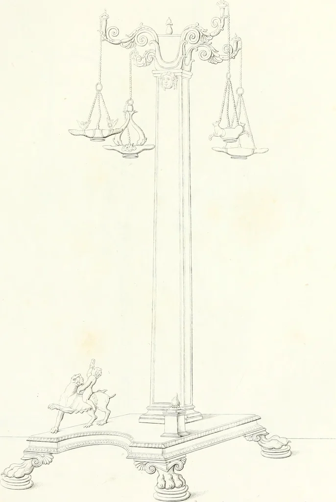 An illustration from Collection of the most remarkable monuments of the National Museum, 1869, leaf 198