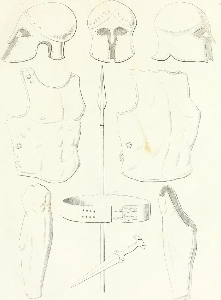 An illustration from Collection of the most remarkable monuments of the National Museum, 1869, leaf 214