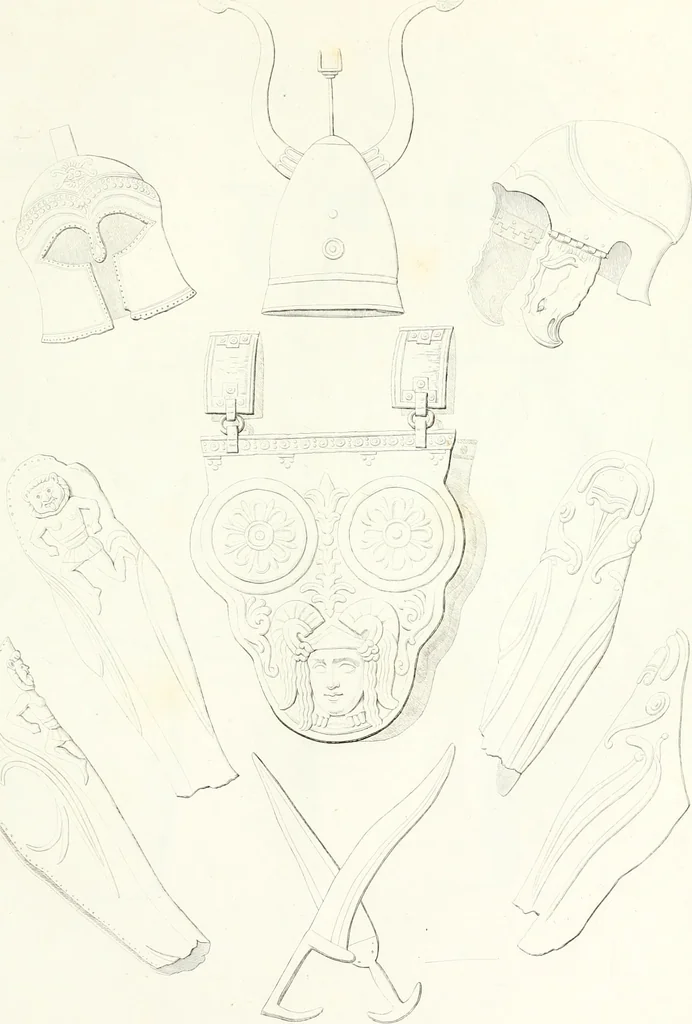 An illustration from Collection of the most remarkable monuments of the National Museum, 1869, leaf 216