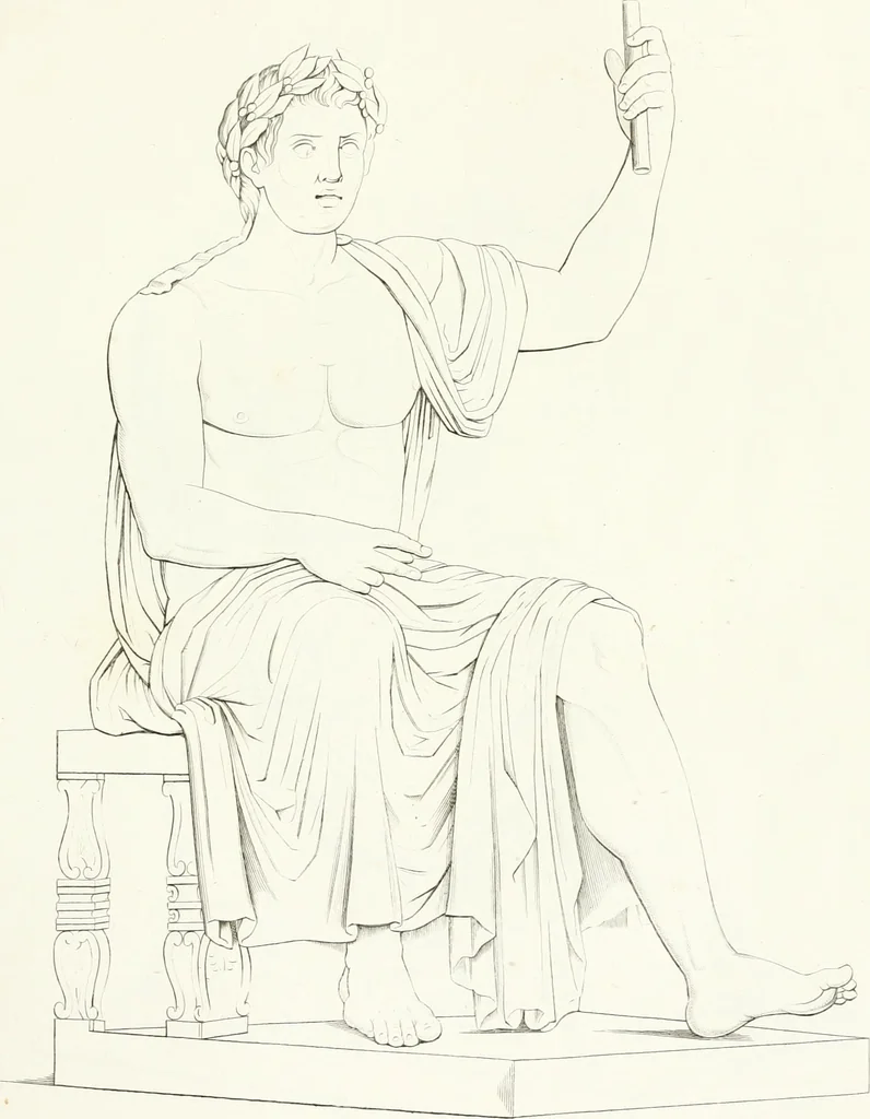 An illustration from Collection of the most remarkable monuments of the National Museum, 1869, leaf 22