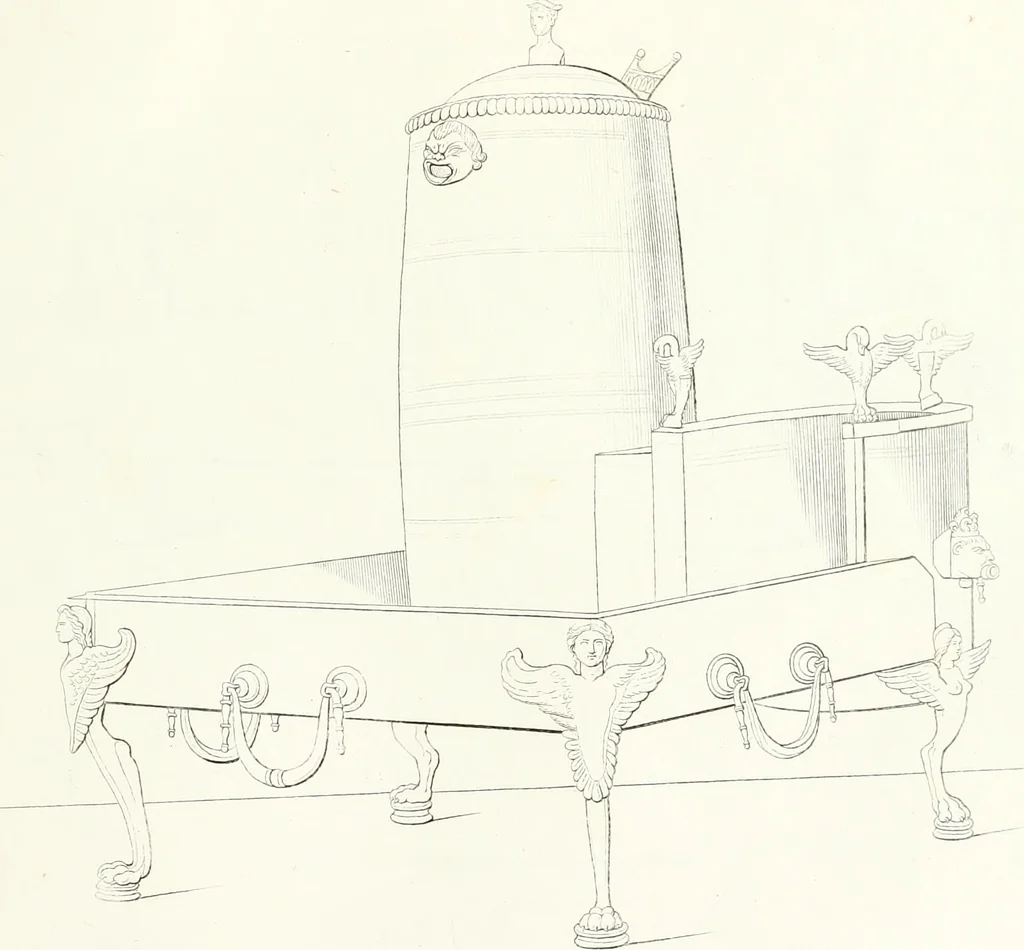 An illustration from Collection of the most remarkable monuments of the National Museum, 1869, leaf 242