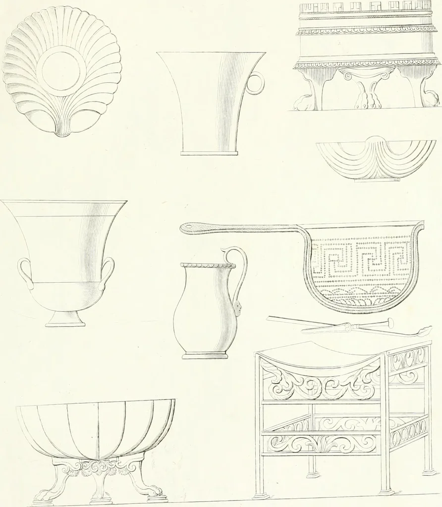 An illustration from Collection of the most remarkable monuments of the National Museum, 1869, leaf 252