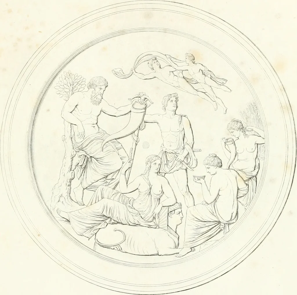 An illustration from Collection of the most remarkable monuments of the National Museum, 1869, leaf 266