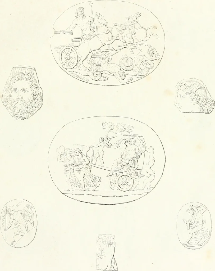 An illustration from Collection of the most remarkable monuments of the National Museum, 1869, leaf 270