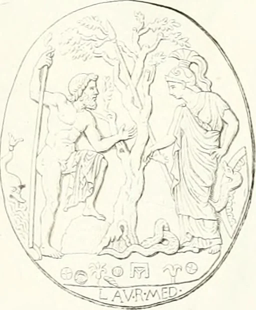 An illustration from Collection of the most remarkable monuments of the National Museum, 1869, leaf 272